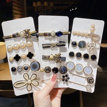 YAPOGI 진주 머리핀 클립 머리 장식