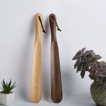 [오봉] 우드 구두주걱 고급 나무 짧은 긴 구둣주걱 5종, 38cm(고급), 비치우드