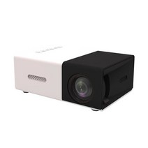 빔프로젝터 미니 핸드폰연결 Yg300 pro led 미니 프로젝터는 1080p hdmi 호환 usb 오디오 휴대용 홈 미디어 비디오 플레이어 홈 led 프로젝터를 지원합니다., 검정 흰색, 영국 플러그