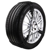 이지삭 간편장착 벨트 스노우체인 1P, 2_뉴 이지삭 스파이크 벨트 스노우체인 (1P), 블랙