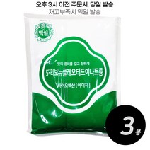 토끼상회 CJ제일제당 백설 핵산아이지 1KG, 3개