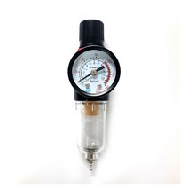 한신 저소음 콤프레샤용 수분분리기(에어레귤레이터), 수분분리기 2구세트