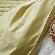 60수사틴 순면 이불커버 명품호텔침구Q퀸 올리브