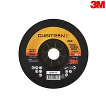 3M 원형 연마석 60방 황금돌 4인치, 1개