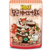 HBAF 바프 당근케이크 아몬드 40g X 3봉, 4개