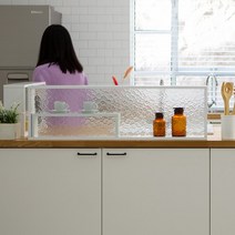 블리 1000 주방 아쿠아유리 파티션 인테리어파티션 가림막 칸막이 SH21214 착불, 1000A_화이트_21214