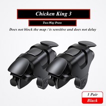 Pubg 게임 슈터 컨트롤러에 대 한 2pcs 모바일 게임 트리거 민감한 전화 abs + pc l1r1key 버튼 핸들 폰 12 안 드 로이드에 대 한, jw3d-블랙, 기준