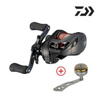 2021 다이와 PR100 베이트릴 배스 바다 선상 루어 낚시 릴, 03 추가O (메탈지깅핸들), 건스모크, 100(우핸들)