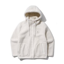 [국내매장판] 스노우피크 snowpeak 어패럴 아웃도어 스노우플리스 후드 집업 자켓 아이보리 후리스 재킷 캠핑패션 S21WURKT63IV