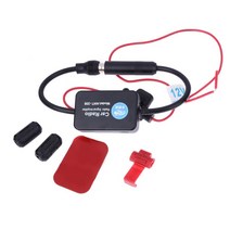 미니큐브싸이렌 싸이렌 카오디오 튜닝 확성기 차량용 앰프 범용 12v auto car radio fm antenna signal amp 증폭기 부스터 for 해양 자동차 차량