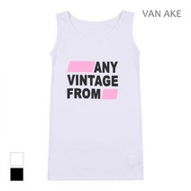 [반에이크_SS] [반에이크] 컬러 프린트 민소매 티셔츠_VB08TOQ307Z