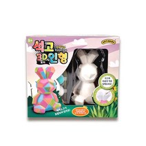 아티바바 칼라링석고 3D인형 토끼, 단품
