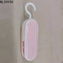 고주파실링기 컵실링기계 진공포장 미니 2인 1 미니 휴대용 열 진공 실러 커터 손 압력 비닐 봉투 식품 저, 04 분홍색