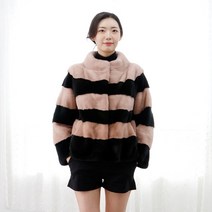 우진모피(WJ) 코펜하겐퍼 휘메일풀스킨 호리젠탈 밍크코트(4MT7707) 국내생산 본사직영