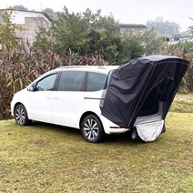 차량용 캠핑 SUV 차박 도킹 트렁크 텐트, 1개