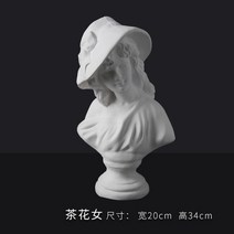 중형 석고상 조각 아그리파 비너스 감성 인스타 소품, 동백 소녀