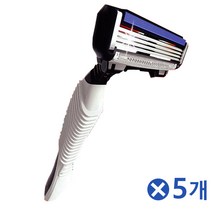wn4611 4중날 도루코 페이스4 휴대용 면도기 1입x5개 실용적 아들선물/수입면도기/면도기선물/제모/제모용품/아빠선물/가성비좋은/여행용면도기/간편한사용/부드러운면도기, 단일 수량