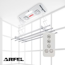 본사직영 아르펠 마르미 자동 전동빨래건조대 A4010-R 베란다 천장형, 기본(하강길이1000mm), 직접설치12시이전주문시당일출고), 이불걸이봉A 1개+후크 2개+사각양말걸이20P