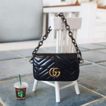 블랙 명품백 명품가방 미니어처