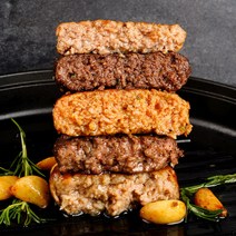 농가살리기 수제 스테이크패티 스테이크 5종 골라담기, 소고기패티 100g