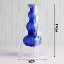 캔들만들기재료 캔들유리용기 소이캔들만들기 DIY촛불 병 꽃병 장식 거실 테라리움 꽃 냄비 투명 이중 유리, 08 style 8