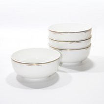 한국도자기 본차이나 윙스 면기세트 4p 국그릇 17cm