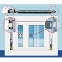 환기 10cm 열리는 창문고정 창문안전창치 방범창문 안전가드