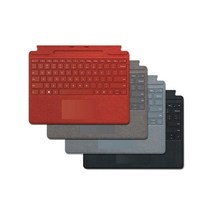 [마이크로소프트] 서피스 프로 시그니처 타입커버 (블랙/파피레드/아이스블루/플래티넘) (서피스 프로8 프로X 호환), 파피레드