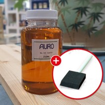 아우로 하드오일 NO.126 상하도 겸용 소분 250ml + 스폰지붓 2인치