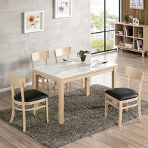 델프 대리석 4인용 식탁세트 GH317-3