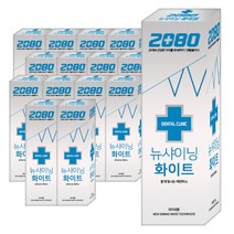 2080 뉴샤이닝 화이트 치약 125g, 15개