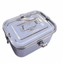 키친플라워 김치통 스텐 밀폐용기 냉장도 반찬통 3L, 단품