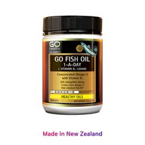 뉴질랜드 고헬시 피쉬오일 오메가3 원어데이 Go Healthy Fish Oil 200캡슐