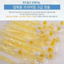 송강유통 일회용칫솔 치과 업소용 프리미엄(100개)1개, 1개