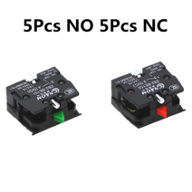 조이스틱 10pcs XB2 접촉 블록 Telemecanique ZB2-BE101C 정상 열림 없음 NC 푸시 버튼 조이스틱 스위치 교, 한개옵션1, 03 5red5green