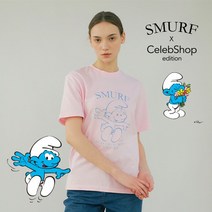 [최초가39 900원]스머프X셀렙샵 에디션22SS 스머프 프린팅티셔츠