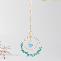 크리스탈 Suncatcher 자동차 차량용 정원 장식 소품 야외 레인보우 스톤 태양 포수 프리즘 창, [04] sun catcher M0846