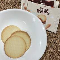 제주 우도삼춘 땅콩샌드 12개입 단짠단짠과자 대용량간식, 80g, 1개