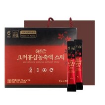 정원삼 6년근 고려홍삼 농축액 스틱 30개입 + 쇼핑백, 28개, 10g