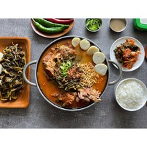 백본 뼈다귀 우거지 감자탕 뼈 해장국 돼지등뼈 캠핑용 밀키트, 추가상품: 겨자소스 1개