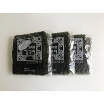 직접 짠 참기름 들기름을 발라 가마솥에서 구운 재래김 5봉, 일반, 6등분