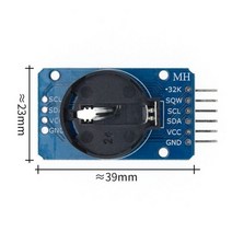 집적회로 전자기판 DS3231 AT24C32 IIC 모듈 정밀 클럭 모듈 DS3231SN 메모리 모듈 DS3231 미니 모듈 실시, 01 DS3231 module