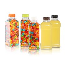 사각쥬스페트 500ml(A) 35파이, 밤색