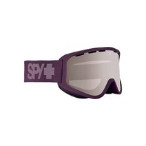 SPY Optic Raider Snow Goggle Winter Sports Protective Goggles Color and Contrast Enhancing Lenses, Monochrome Purple, Bronze with Silver Spectra Mir