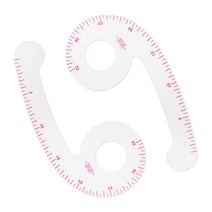 JSTrading 투명 69자 암홀자 곡선자, 1개