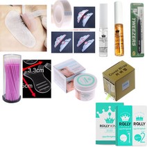 [무료배송]롤리킹 속눈썹펌제 뷰러펌 속눈썹펌 기본 재료, 1세트, 10인분세트