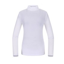 링스#골프#전체 냉감 소재를 사용하여 시원한 착용감의 스트라이프 조직의 베이스레이어, 화이트