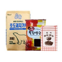 (펀코리아)호두과자재료세트(호두과자가루10kg+고운앙금5kg+호두과장봉투 중200개)