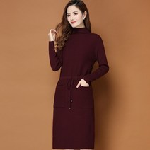 롱타입 여성 셔츠 생산 형제 가을 겨울 두중 캐시미어원피스