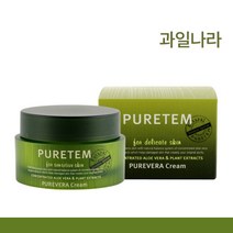 과일나라 퓨어베라 알로에 수분크림 50ml 피부보습 피부진정 알로에크림 알로에수딩젤 청소년스킨로션 청소년크림 청소년피부관리 청소년여드름화장품 보습크림 알로에베라 알로에팩 추천
